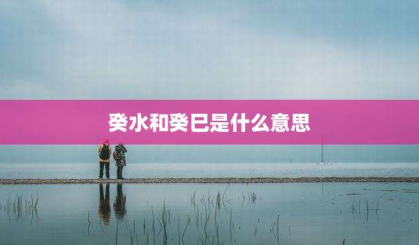 癸水和癸巳是什么意思