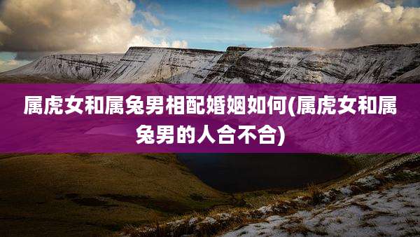 属虎女和属兔男相配婚姻如何(属虎女和属兔男的人合不合)
