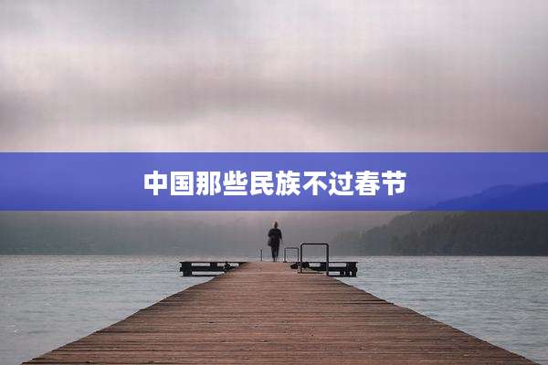 中国那些民族不过春节