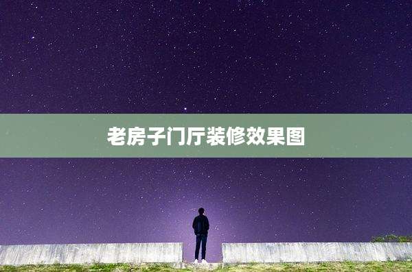 老房子门厅装修效果图