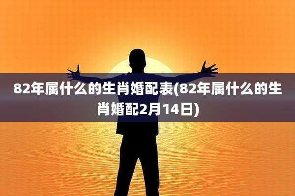 82年属什么的生肖婚配表(82年属什么的生肖婚配2月14日)