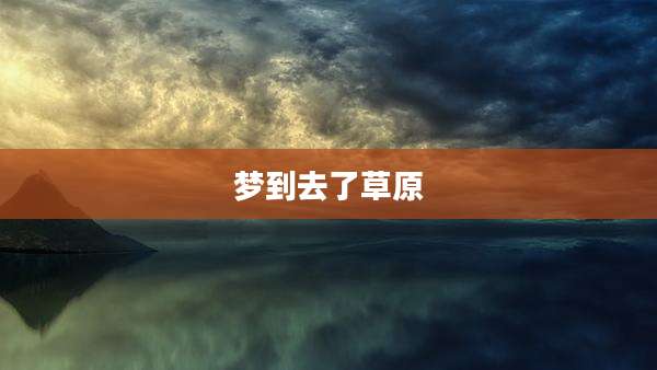 梦到去了草原