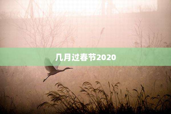 几月过春节2020