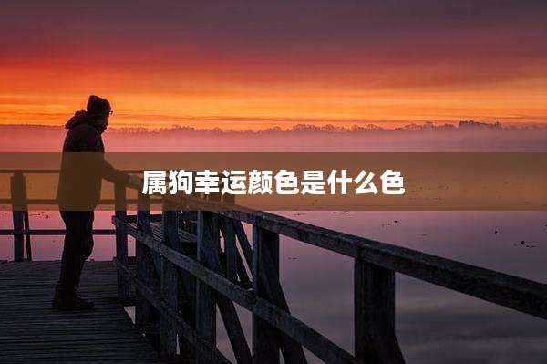 属狗幸运颜色是什么色