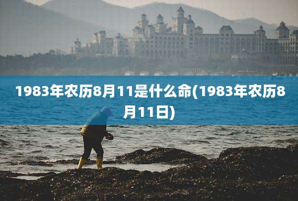 1983年农历8月11是什么命(1983年农历8月11日)