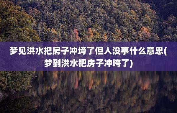 梦见洪水把房子冲垮了但人没事什么意思(梦到洪水把房子冲垮了)