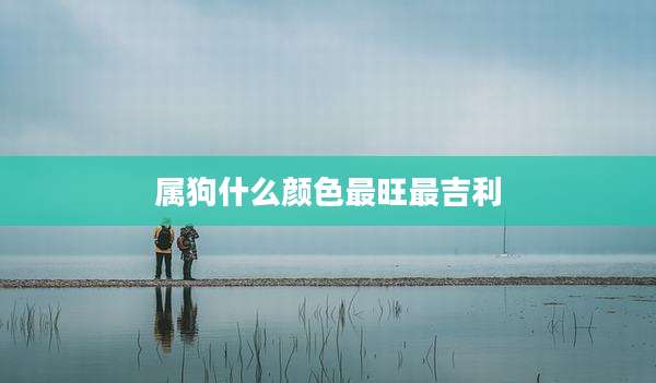 属狗什么颜色最旺最吉利