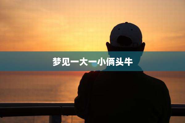 梦见一大一小俩头牛