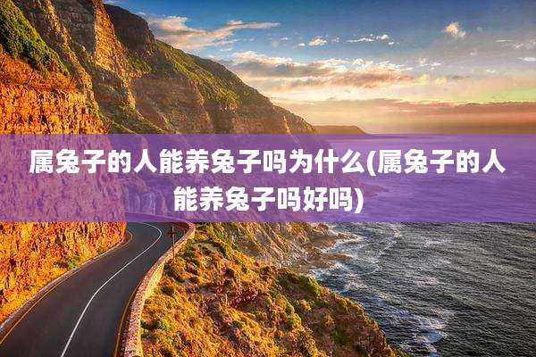 属兔子的人能养兔子吗为什么(属兔子的人能养兔子吗好吗)