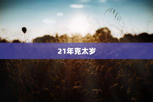 21年克太岁