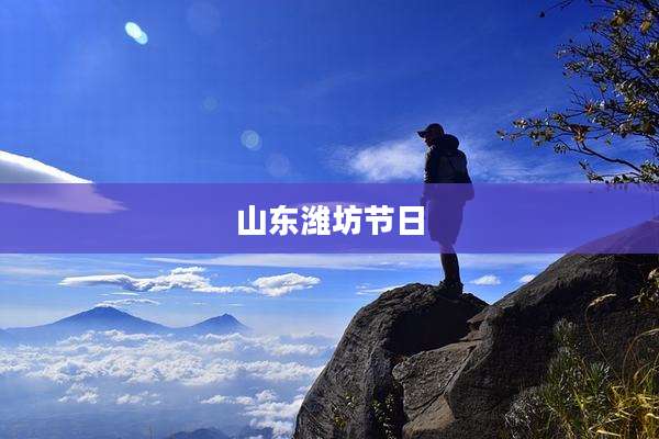 山东潍坊节日