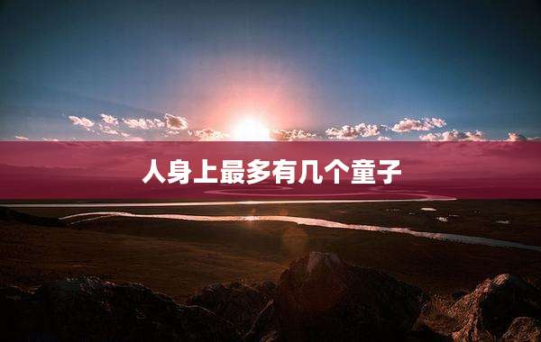 人身上最多有几个童子