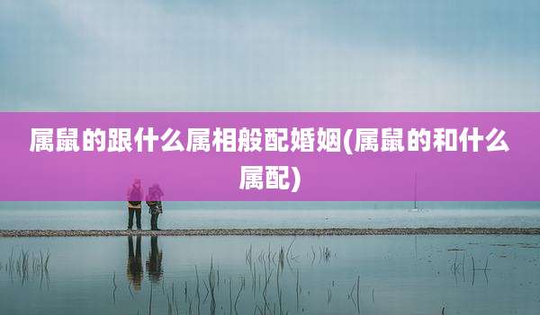 属鼠的跟什么属相般配婚姻(属鼠的和什么属配)