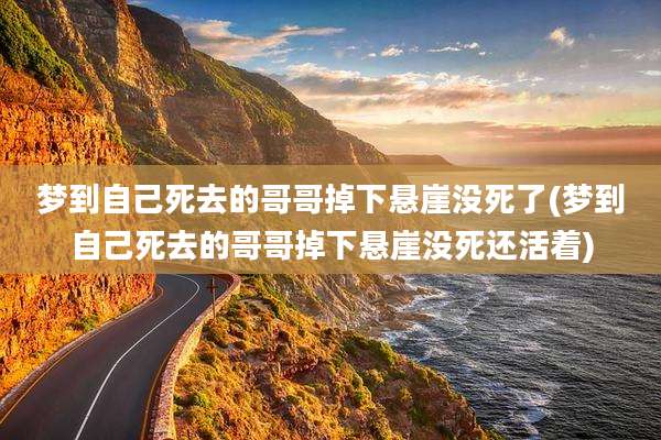 梦到自己死去的哥哥掉下悬崖没死了(梦到自己死去的哥哥掉下悬崖没死还活着)