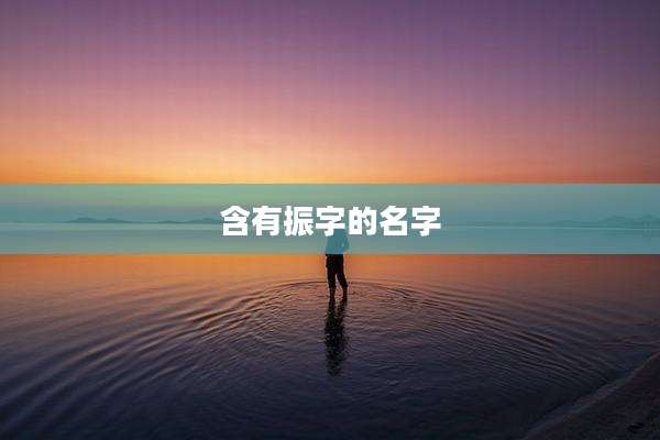 含有振字的名字