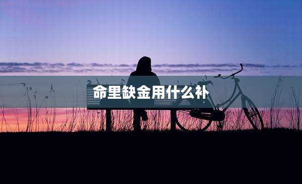 命里缺金用什么补