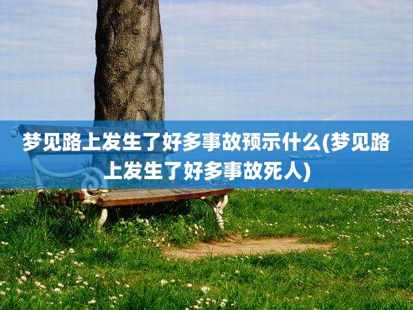 梦见路上发生了好多事故预示什么(梦见路上发生了好多事故死人)
