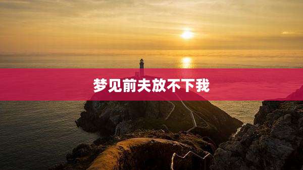 梦见前夫放不下我