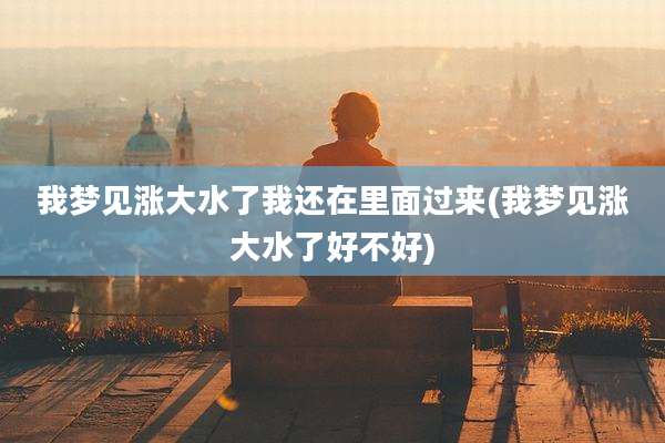 我梦见涨大水了我还在里面过来(我梦见涨大水了好不好)