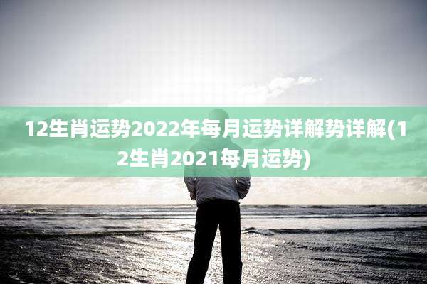 12生肖运势2022年每月运势详解势详解(12生肖2021每月运势)