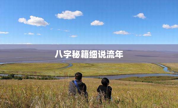 八字秘籍细说流年