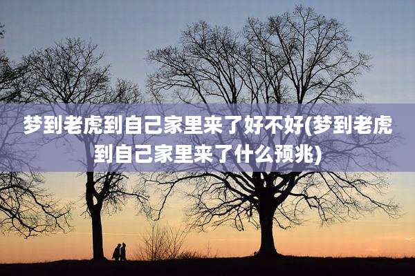 梦到老虎到自己家里来了好不好(梦到老虎到自己家里来了什么预兆)