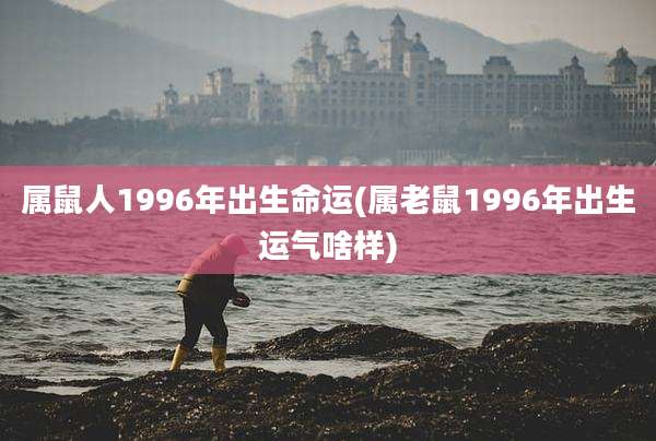 属鼠人1996年出生命运(属老鼠1996年出生运气啥样)