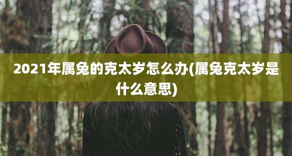 2021年属兔的克太岁怎么办(属兔克太岁是什么意思)