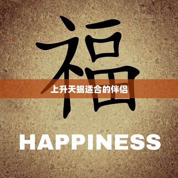 上升天蝎适合的伴侣