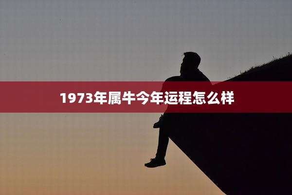 1973年属牛今年运程怎么样
