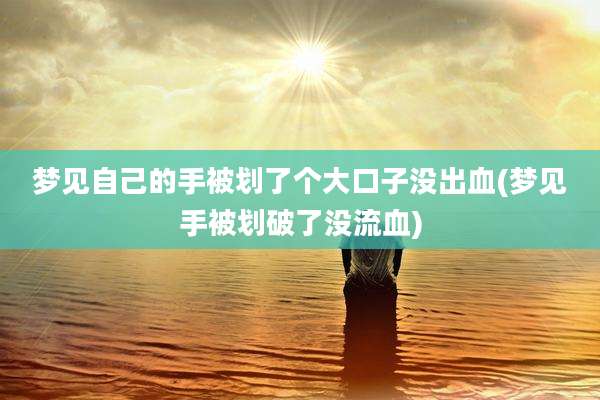 梦见自己的手被划了个大口子没出血(梦见手被划破了没流血)