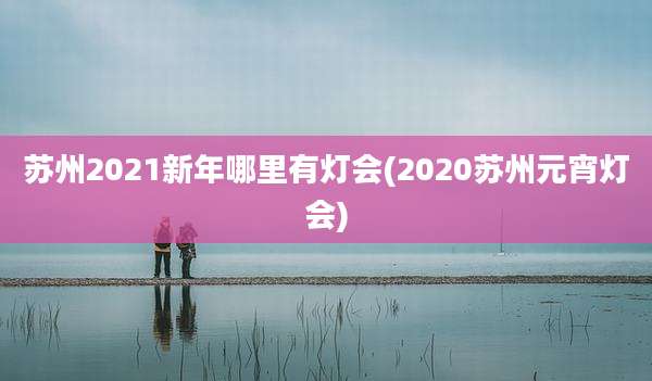 苏州2021新年哪里有灯会(2020苏州元宵灯会)