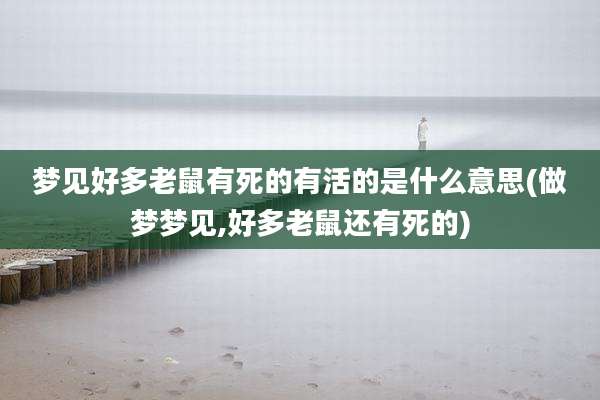 梦见好多老鼠有死的有活的是什么意思(做梦梦见,好多老鼠还有死的)