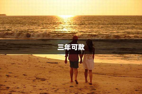 三年可欺