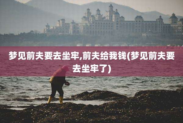 梦见前夫要去坐牢,前夫给我钱(梦见前夫要去坐牢了)