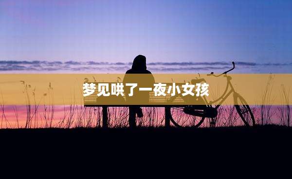 梦见哄了一夜小女孩