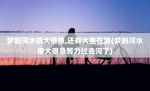 梦到河水很大很急,还有大鱼在游(梦到河水很大很急努力过去河了)