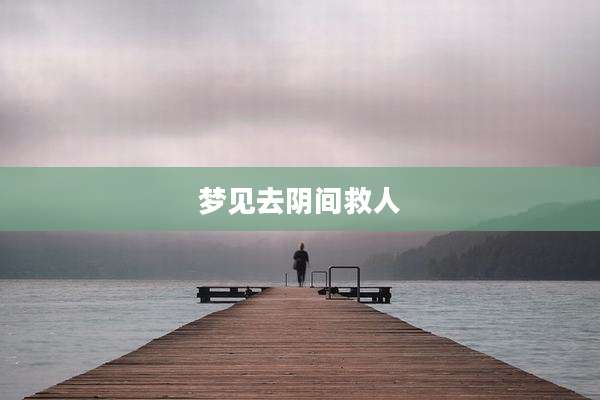 梦见去阴间救人