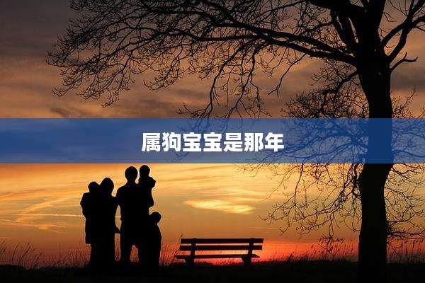 属狗宝宝是那年