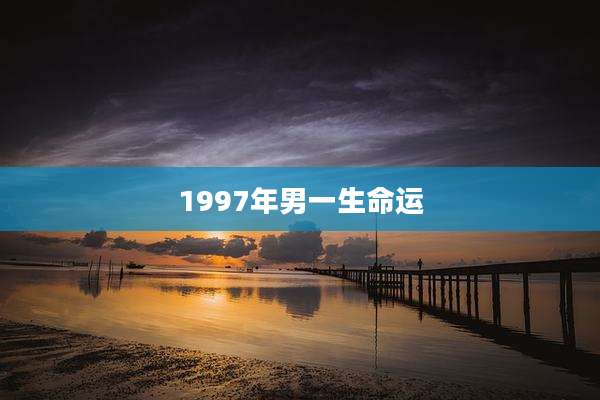 1997年男一生命运