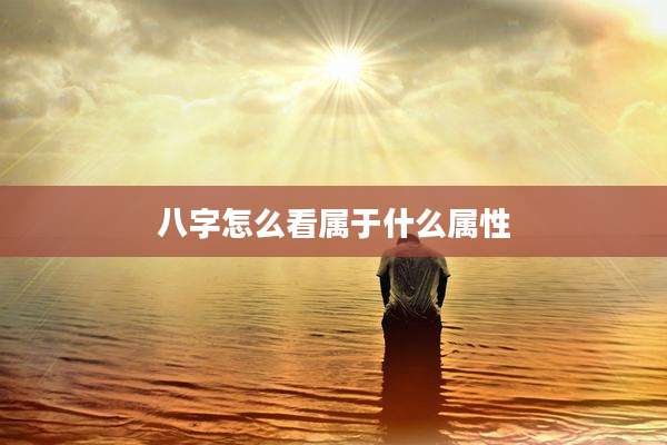 八字怎么看属于什么属性