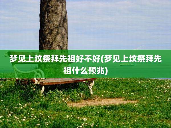 梦见上坟祭拜先祖好不好(梦见上坟祭拜先祖什么预兆)