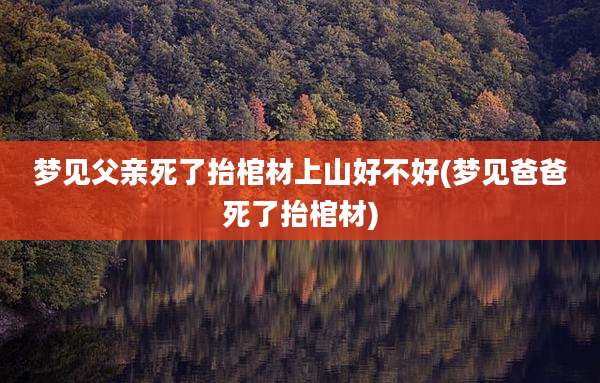 梦见父亲死了抬棺材上山好不好(梦见爸爸死了抬棺材)