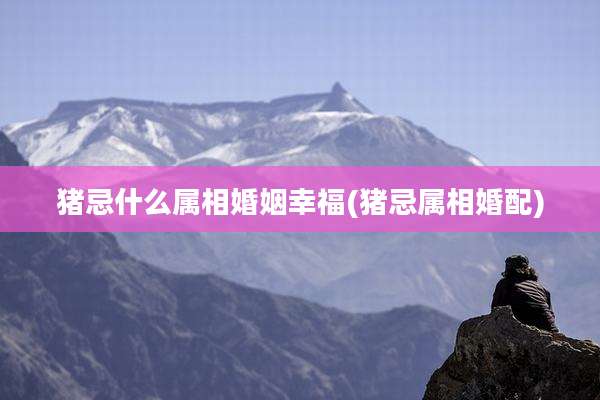 猪忌什么属相婚姻幸福(猪忌属相婚配)