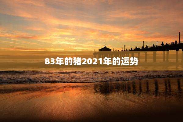 83年的猪2021年的运势