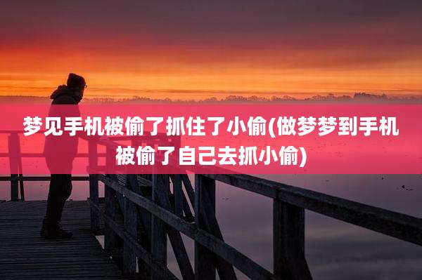 梦见手机被偷了抓住了小偷(做梦梦到手机被偷了自己去抓小偷)