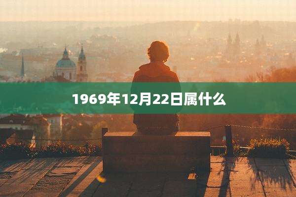 1969年12月22日属什么