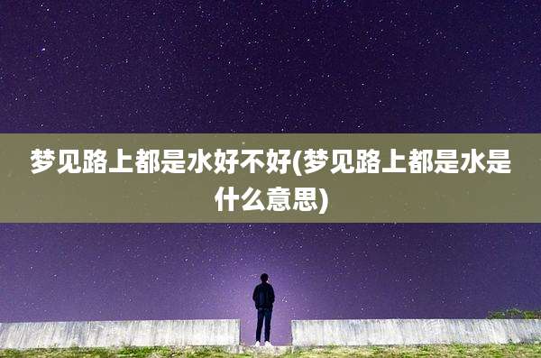 梦见路上都是水好不好(梦见路上都是水是什么意思)