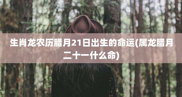 生肖龙农历腊月21日出生的命运(属龙腊月二十一什么命)