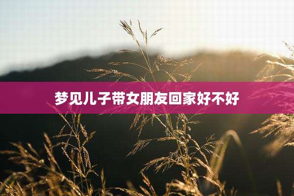 梦见儿子带女朋友回家好不好